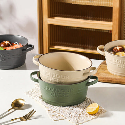 Misaki Large Ceramic Hot Pot Serving Bowls The June Shop   