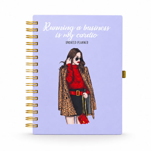 Undated Yearly Planner - Business Is My Cardio