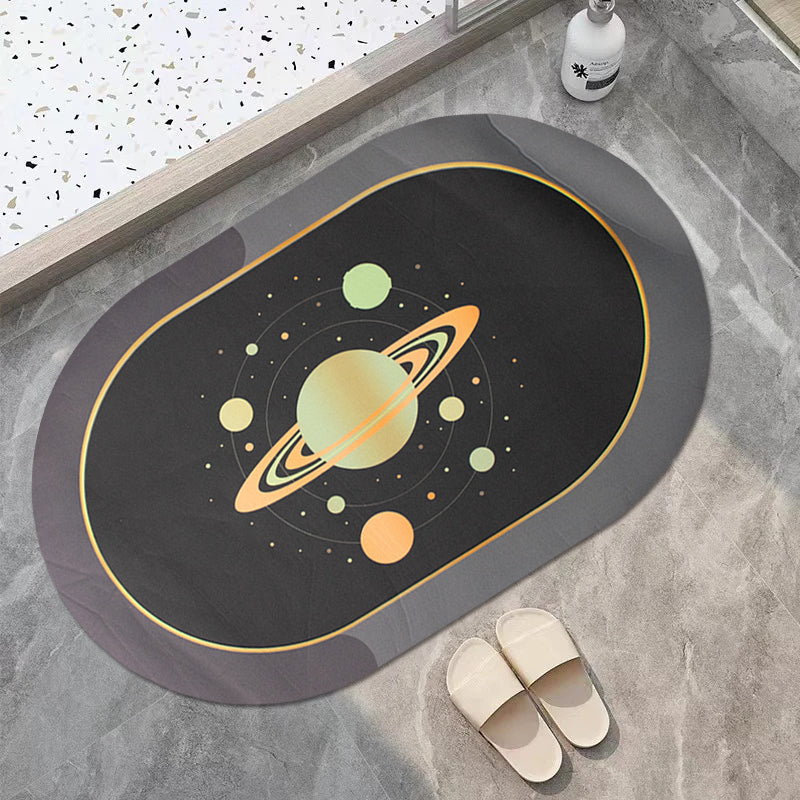 Galaxy - Super Absorbent Anti Skid Bathroom Floor Mat Bathroom Mats June Trading   