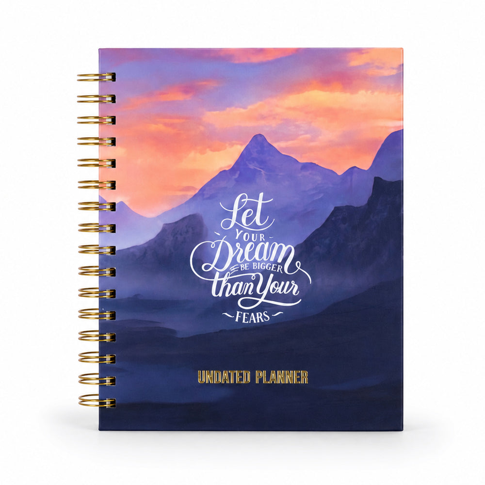 Let Your Dreams Be Bigger — Undated Planner