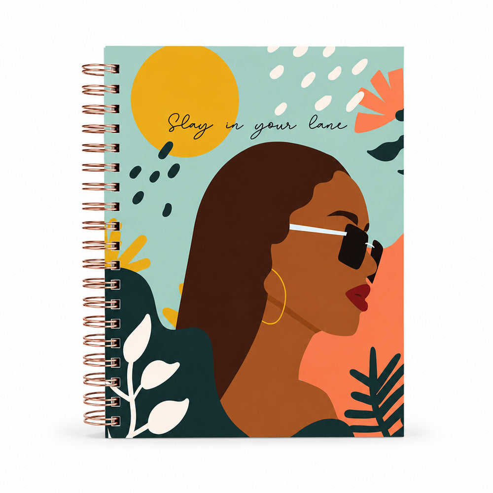 Slay In Your Lane — Undated Planner + Ultimate Sticker Book