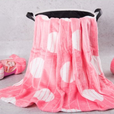 Dark Pink Baby Blanket Baby blanket June Trading   