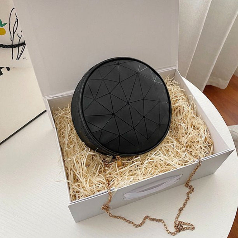 Round Geometric Sling Bag  June Trading   