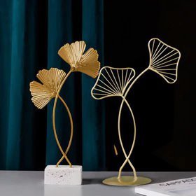 Ornamental Gingko Leaf Sculpture