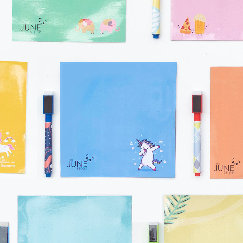 Dabbing Unicorn - Magnetic Board Sheet (Rewritable) Magnetic Board June Trading   