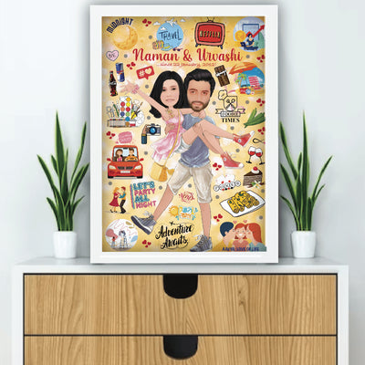 Artwork Frame (Solo/Pair/Couple/Group) Personalized Gifts VJ Impressions   