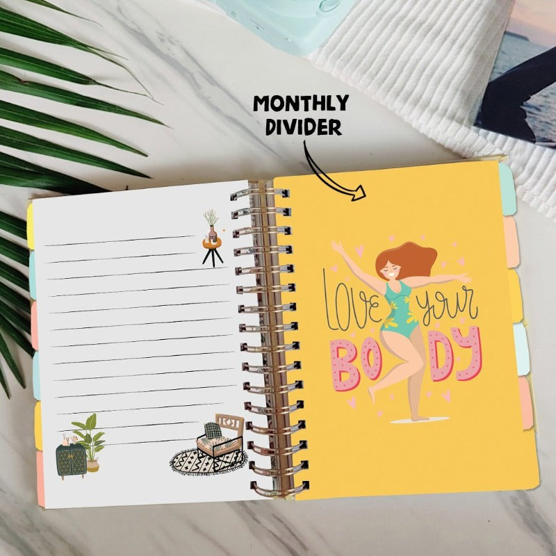 Undated Yearly Planner - Rebel With Cause Undated Planners June Trading   