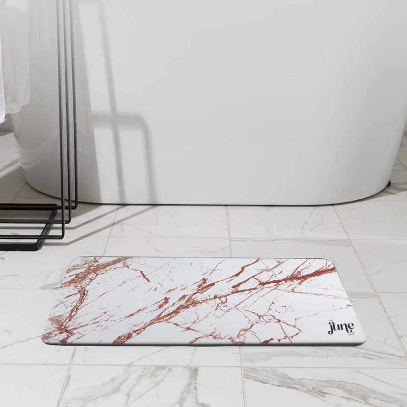 ZenStone Ultra-Absorbent Bath Mat - Splatter | Secure Grip | Eco-Friendly