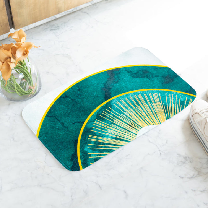 Elegance In Emerald Soft Feel Doormat Doormats June Trading   