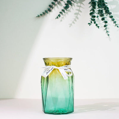 Nordic Style Ombre Glass Vase Vases June Trading Ombre  