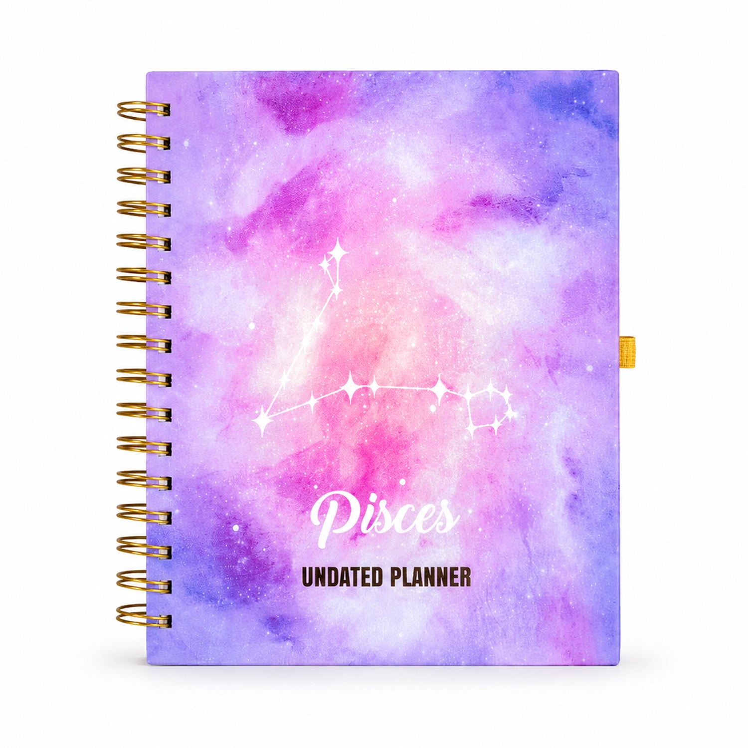 Undated Yearly Planner - Pisces + Ultimate Sticker Book