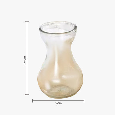 Glass Beaker Shaped Vase Vases June Trading   