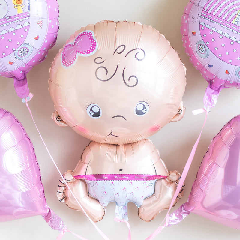 Cute Baby Girl Balloon (Set)