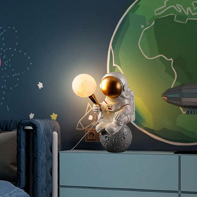Astronaut Bedside Table Lamp Room Decoration Desk Lamps Coral Tree   