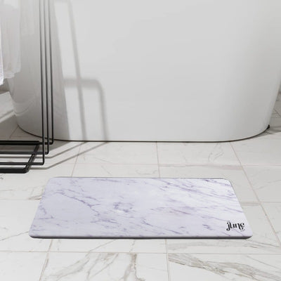 ZenStone Ultra-Absorbent Bath Mat - Marbled | Secure Grip | Eco-Friendly