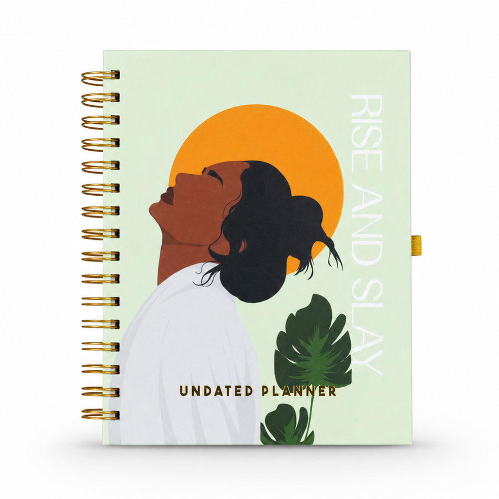 Rise & Slay — Undated Planner