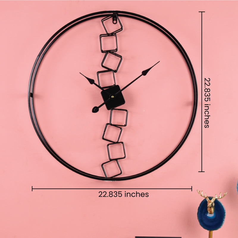 Stacked Blocks Stylish Wall Clock
