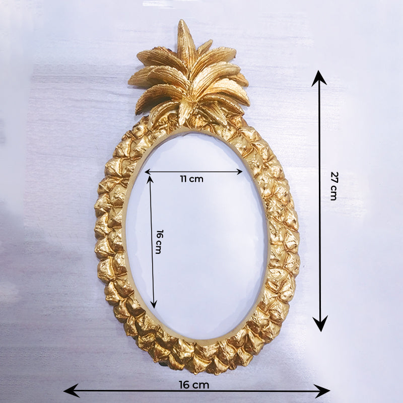Gold Pineapple Photo Frame Desk Photo Frame June Trading   