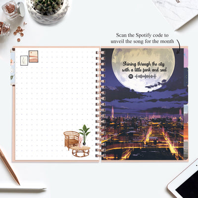 Undated Yearly Planner (2025 Collection) Out Do Me + Ultimate Sticker Book