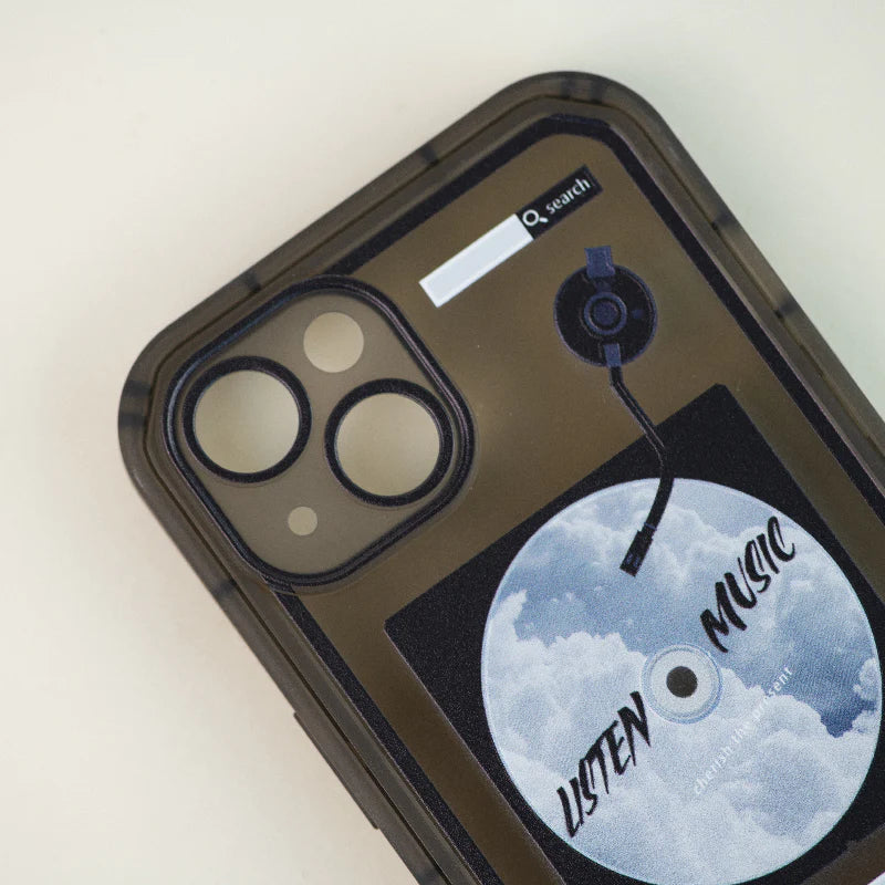 Listen Music Kickstand 2.0 Edition Apple iPhone 14 Plus Case iPhone 14 Plus The June Shop   