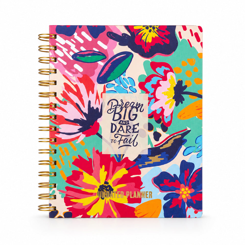 Dream Big, Dare to Fail — Undated Planner + Ultimate Sticker Book