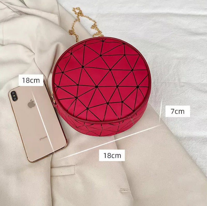 Round Geometric Sling Bag  June Trading   