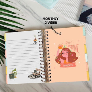 Undated Yearly Planner - Rebel With Cause Undated Planners June Trading   