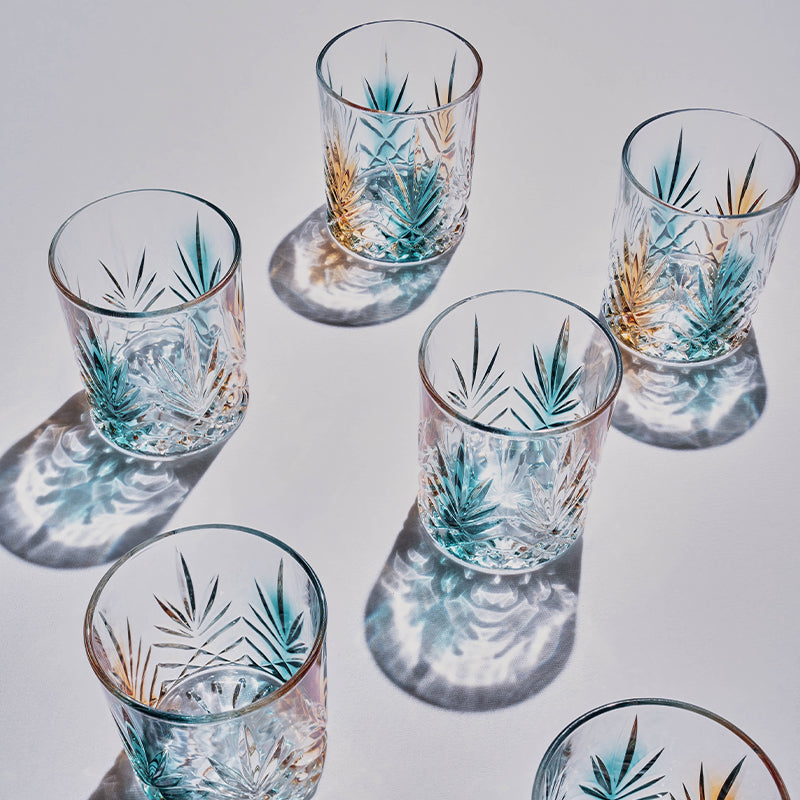Tropical Radiance Glassware (Set Of 2)