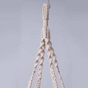 Small Macrame Wall Hanging Shelf Organizer Plant Hanger June Trading   