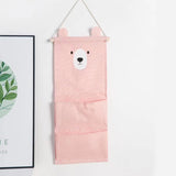 Teddy Hanging Organizers Hanging organisers June Trading Cloud Pink  