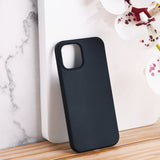 Colour Drop Silicone iPhone 12 Pro Max Case iPhone 12 Pro Max June Trading Jet Black  