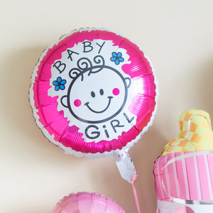 Its a Girl Bottle Balloon (Set) Balloon June Trading   