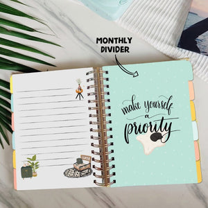 Undated Yearly Planner - Rebel With Cause Undated Planners June Trading   