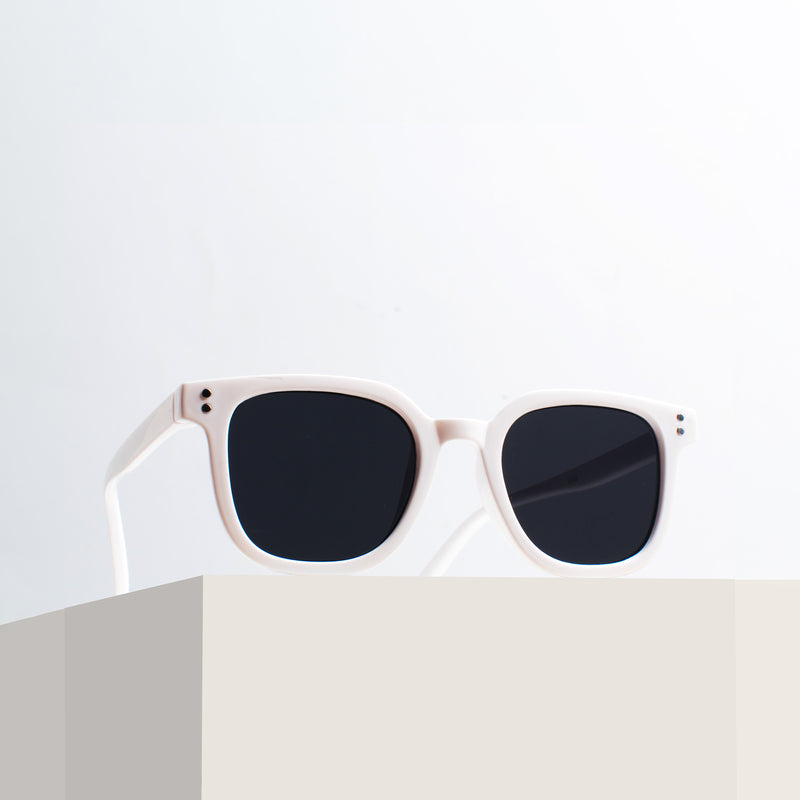 Statement White Shimmer Shields Kids' Sunglasses
