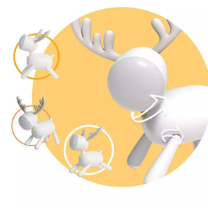 Silicone Deer Style LED Night Lamp Desk Lamps Coral Tree   