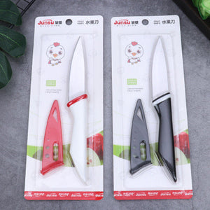 Fruit Knife with Safety Sheath Utility June Trading   