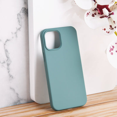 Colour Drop Silicone iPhone 12 Pro Max Case iPhone 12 Pro Max June Trading Yale Blue  