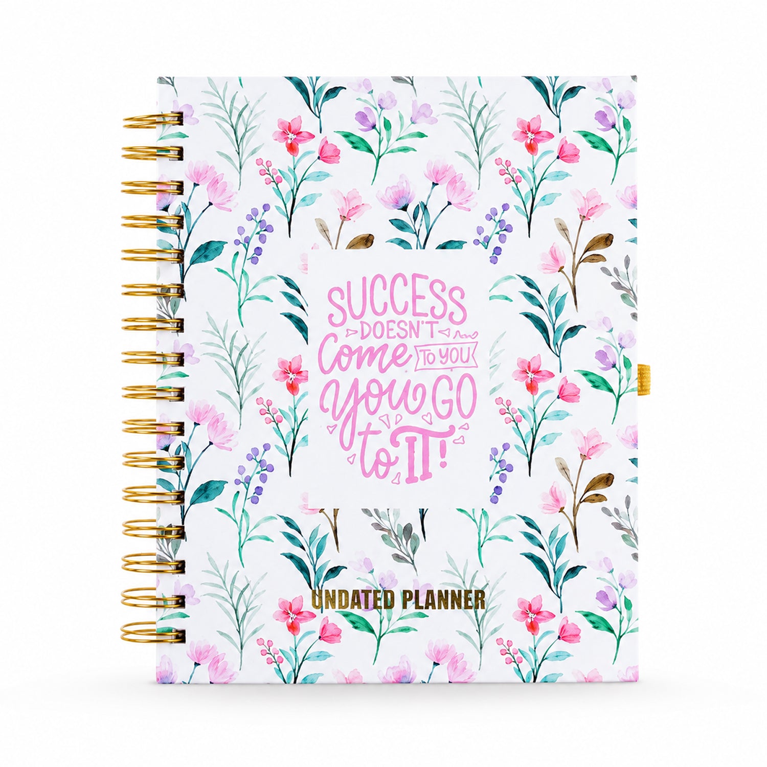 Undated Yearly Planner - You Go To Success + Ultimate Sticker Book