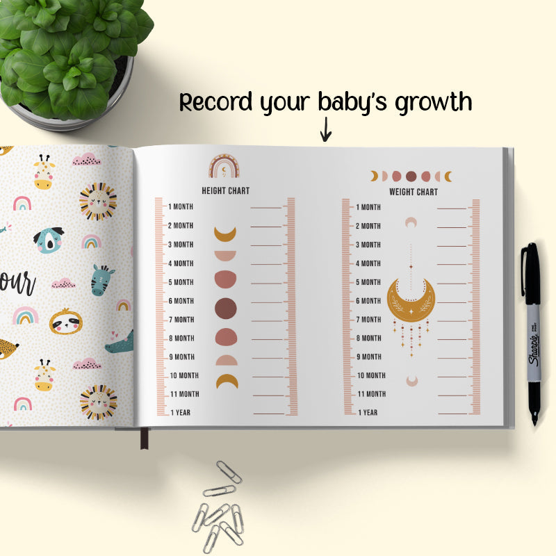 Baby Record Book - When We Hold You, Life Makes Sense Baby Record Books June Trading   
