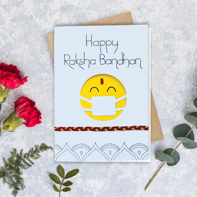Happy Raksha Bandhan - Greeting Card Greeting Card June Trading   