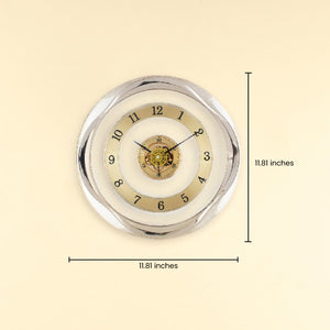 Gold & Silver Mechanic Wall Clock Wall Clocks June Trading   