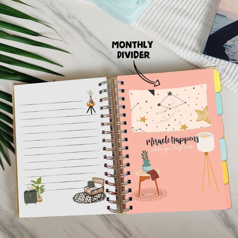 Undated Yearly Planner - Design The Life You Love Undated Planners June Trading   