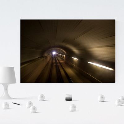 Underground Tunnel - Canvas Canvas Painting Lumoarte   