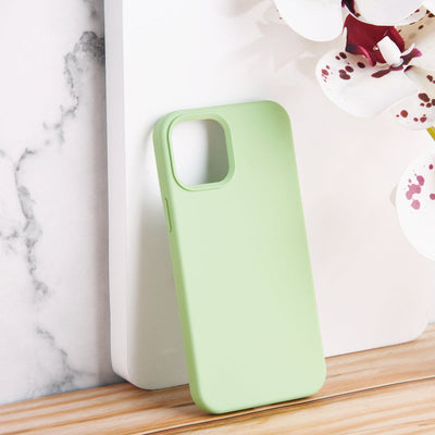Colour Drop Silicone iPhone 12 Pro Max Case iPhone 12 Pro Max June Trading Lime Green  