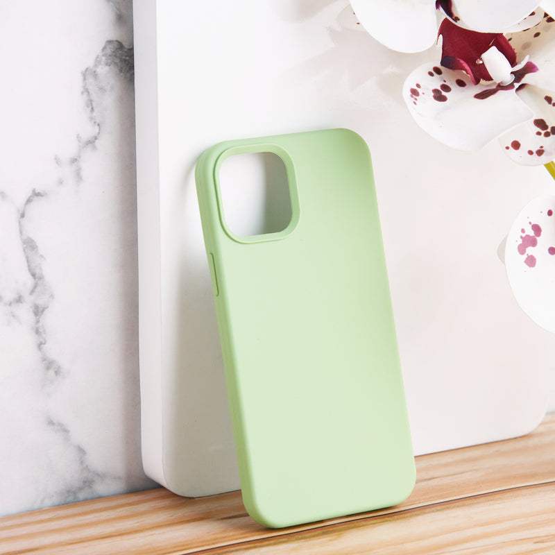 Colour Drop Silicone iPhone 12 Pro Max Case iPhone 12 Pro Max June Trading Lime Green  