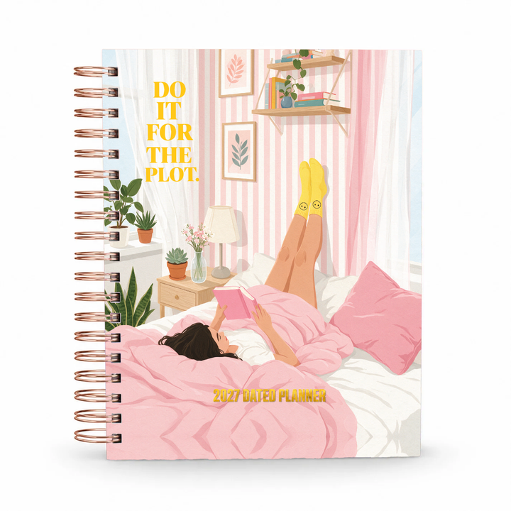 Do It For The Plot 2027 dated planner cover
