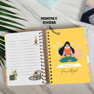 Undated Yearly Planner - Rebel With Cause Undated Planners June Trading   