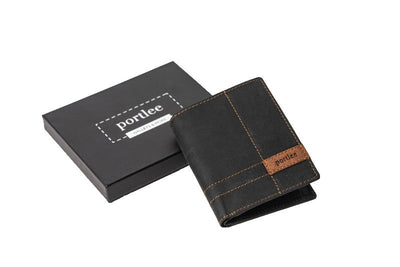 Portlee Leather Hunter Note Case Wallet, Red Wallet Portlee   