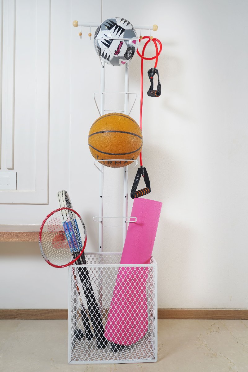 Multifunction Ball Storage Rack
