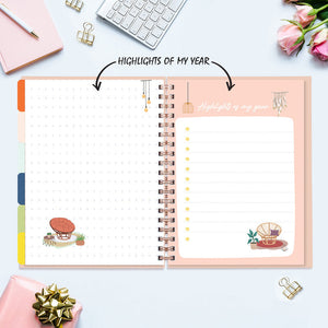 Undated Yearly Planner - Building My Empire Undated Planners June Trading   